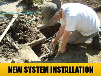 our professionals can install a brand new system