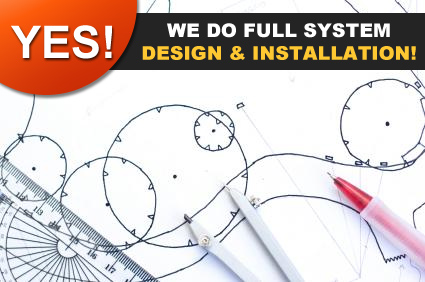 we can do full sprinkler system design and installation